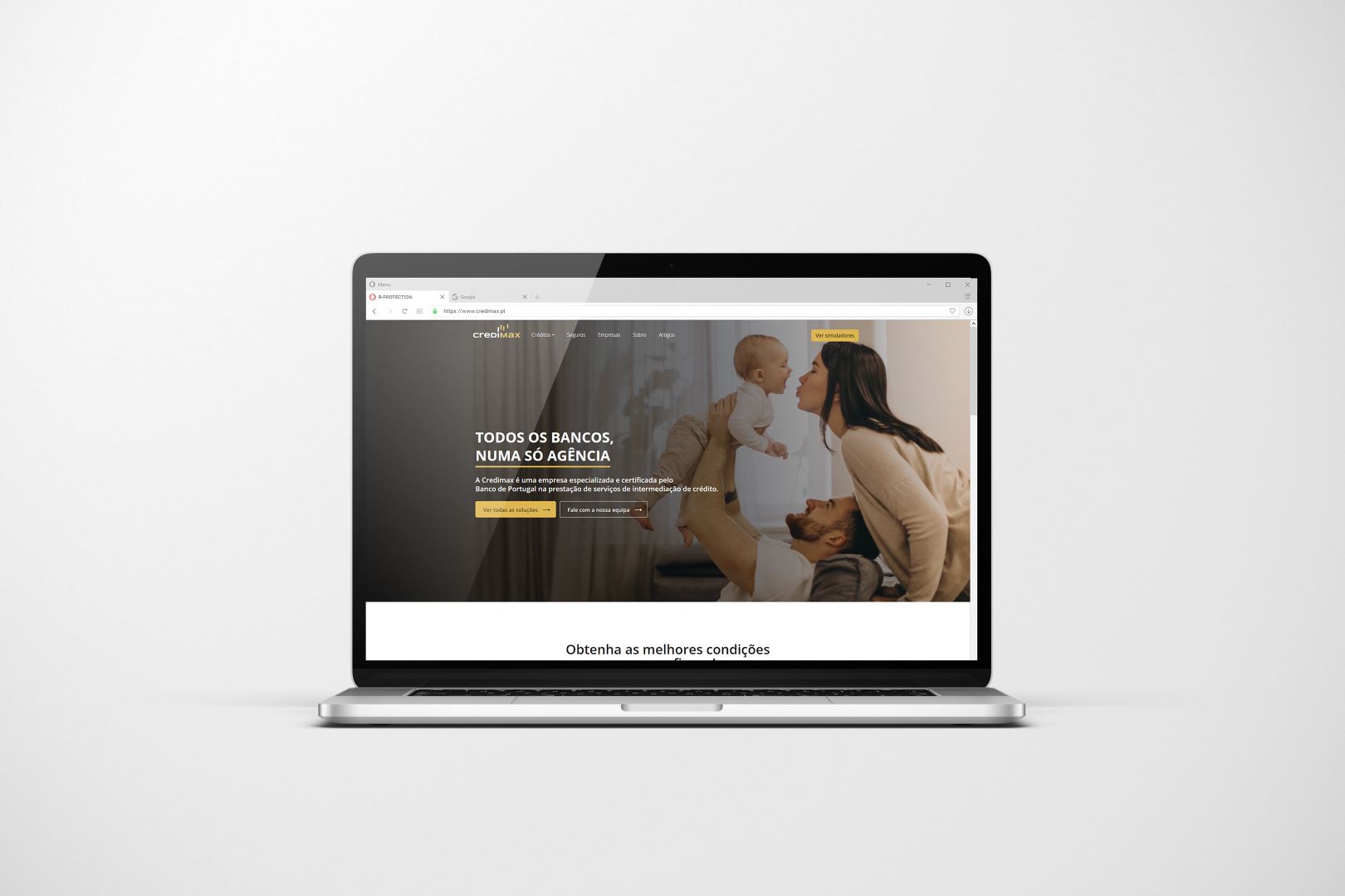 Credimax: site, simuladores, CRM próprio e interligações