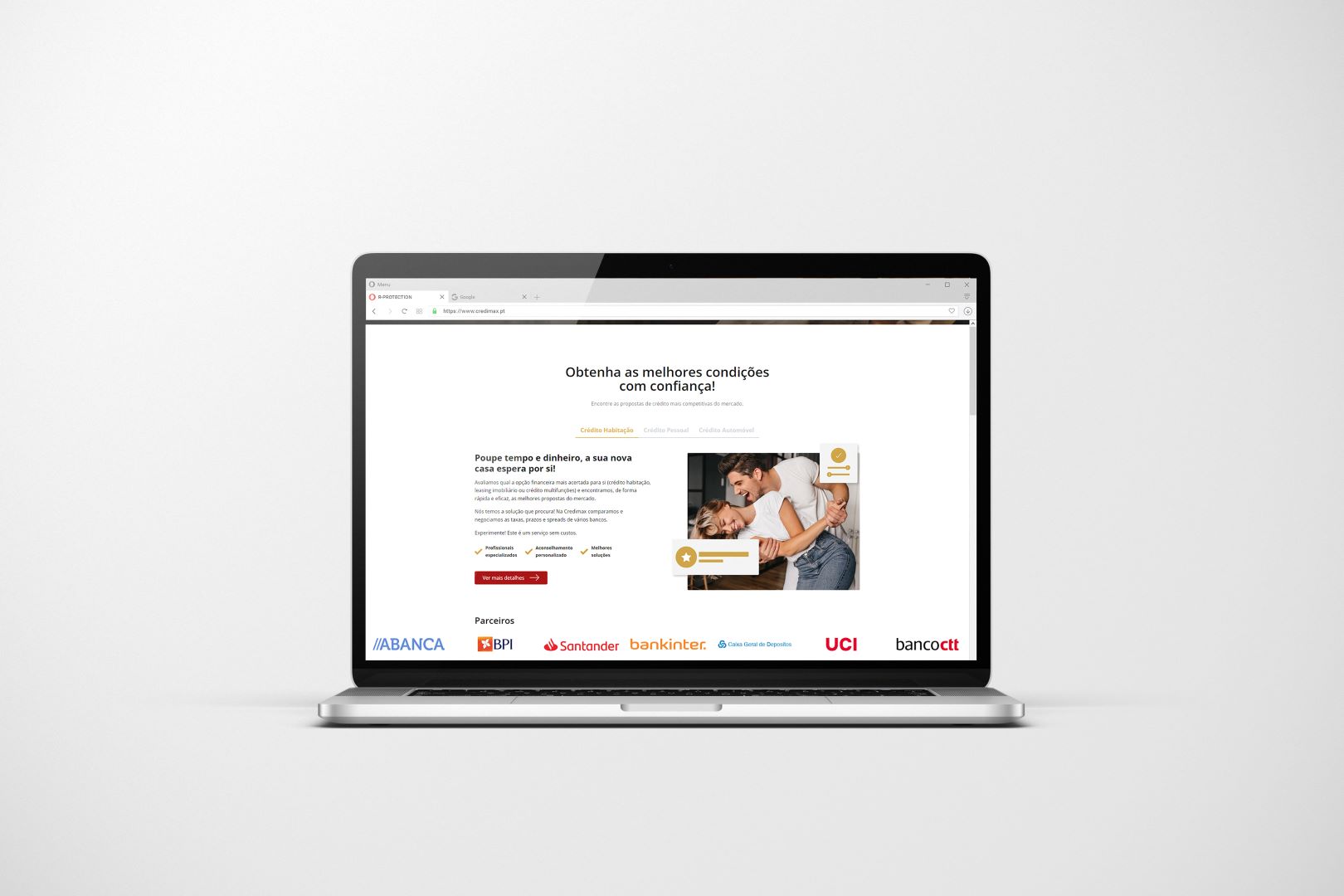 Credimax: site, simuladores, CRM próprio e interligações