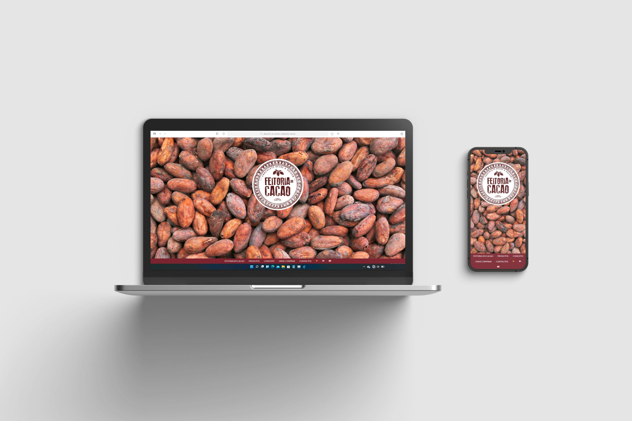 Feitoria do Cacao: site, loja online, estacionário e vinis