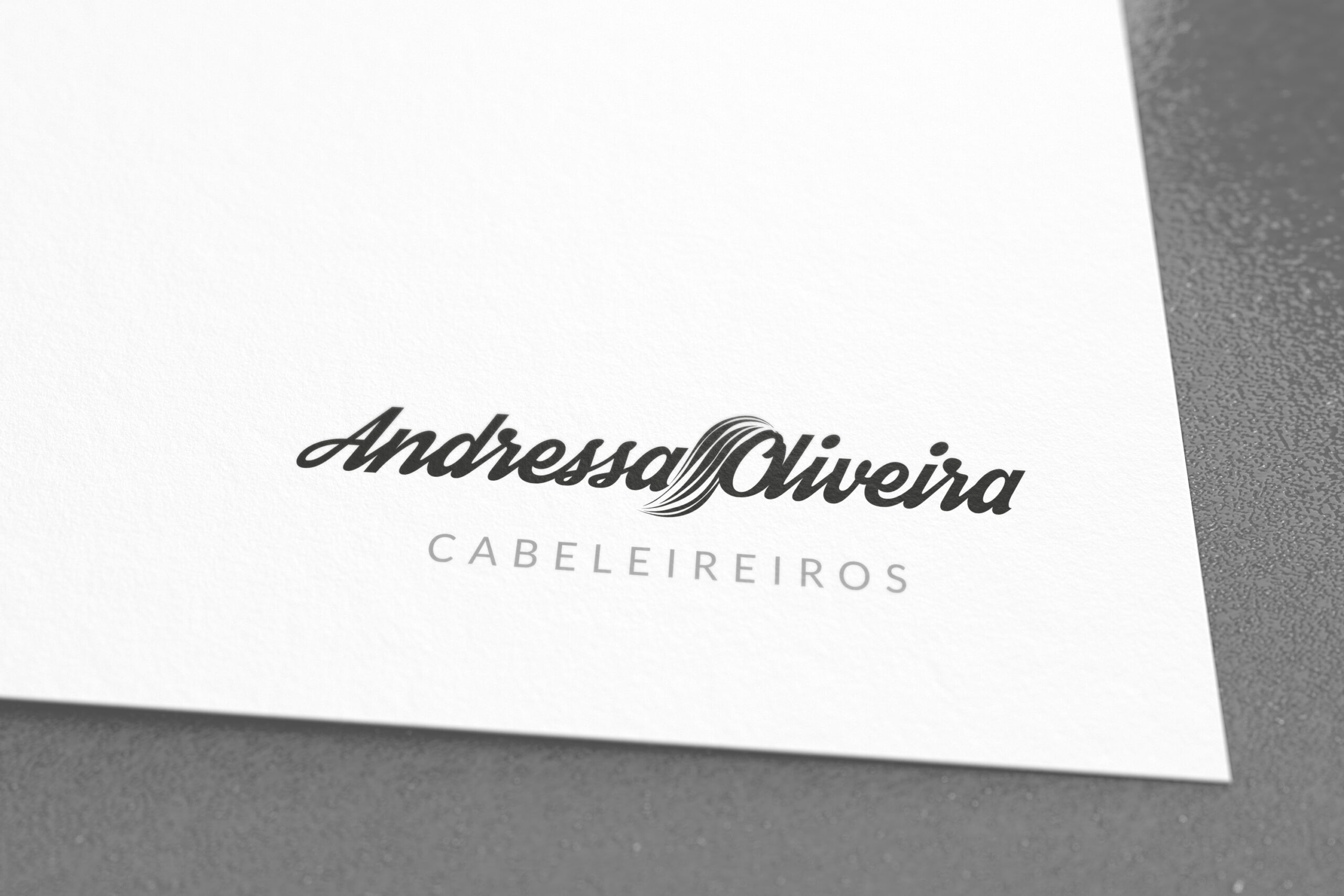 Andressa Cabeleireiros: marca, vinis, decoração e comunicação