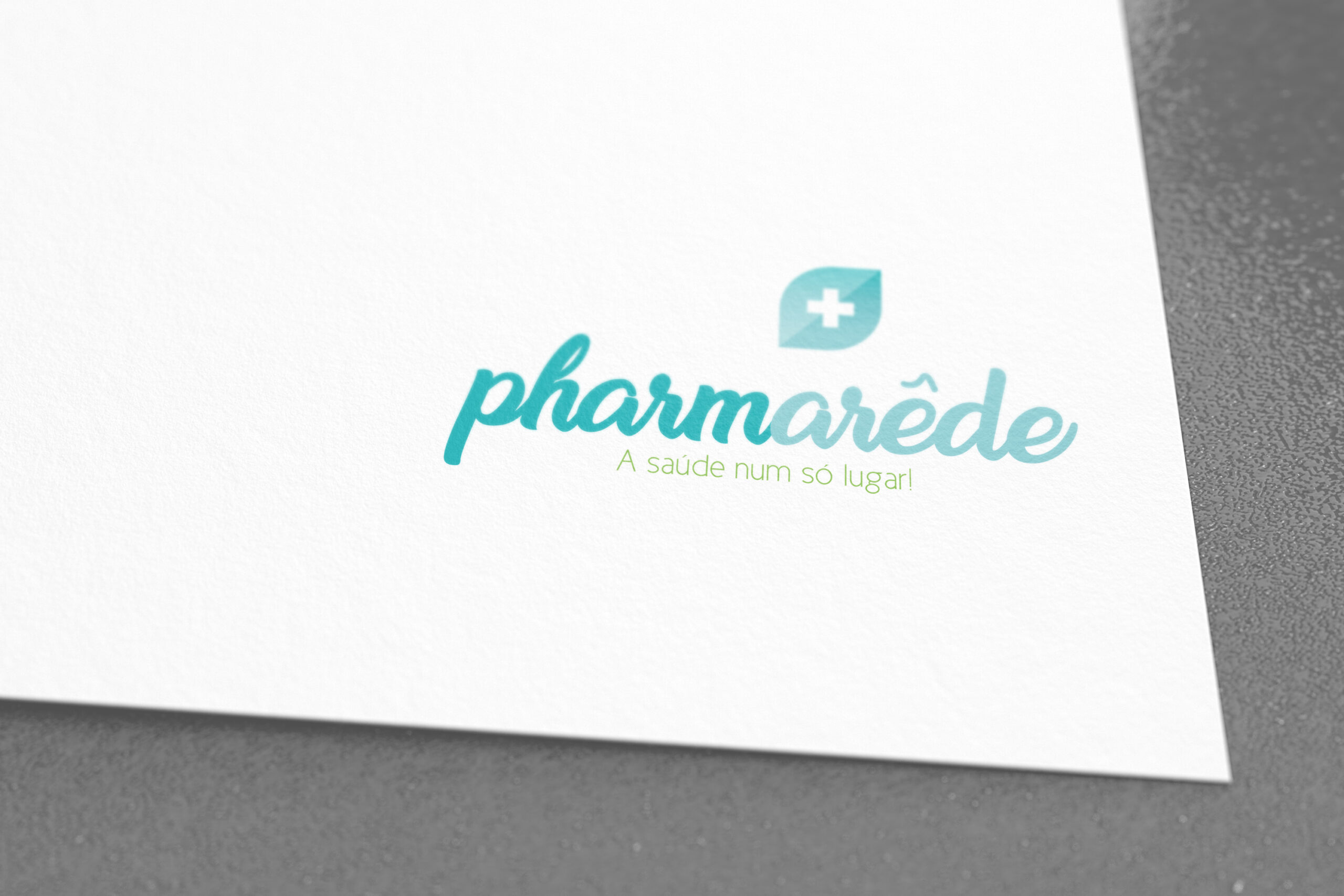 Pharmarede: nome, marca, impressos, decoração e comunicação