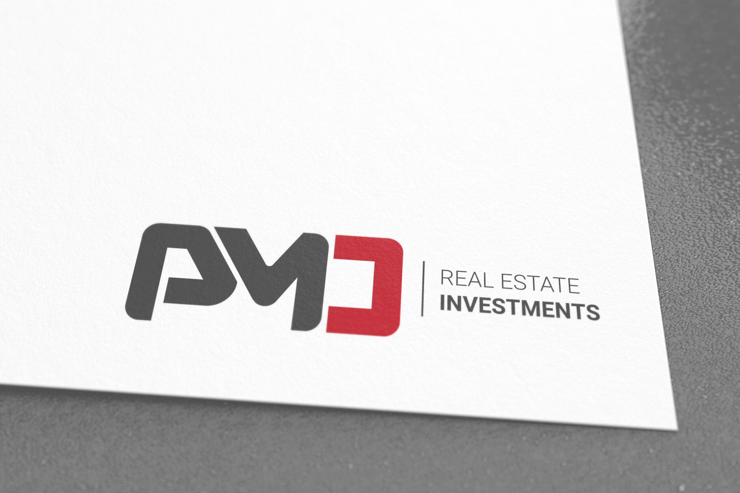 PMD – Realestate: marca, impressos, vinis, decoração e comunicação