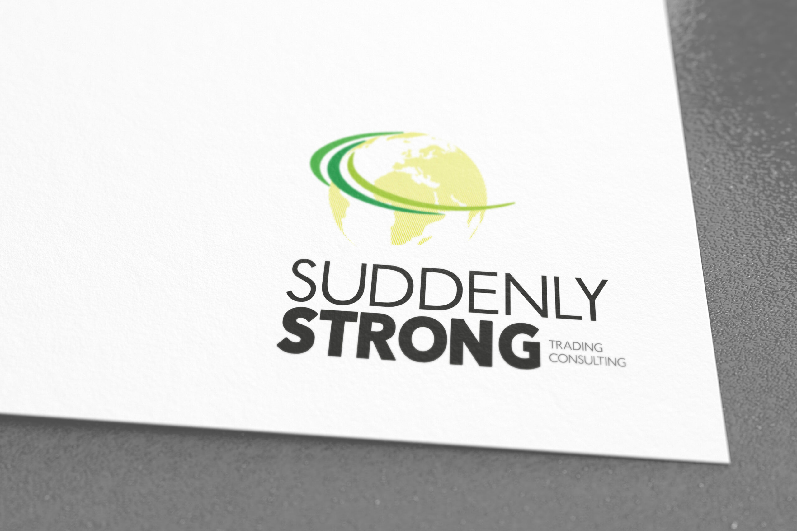 Suddenly Strong: marca e impressos