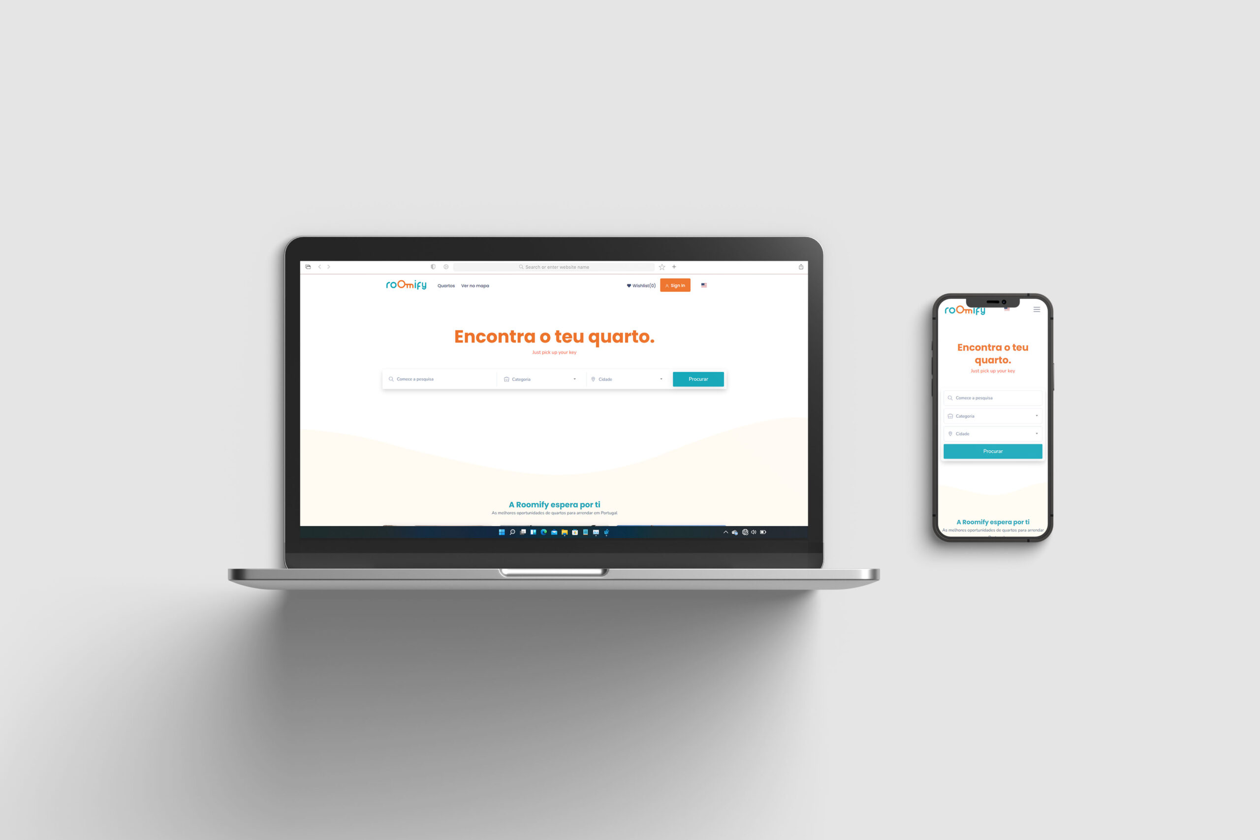 Roomify: marca, plataforma e site